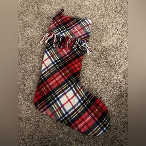 Lauren Ralph Lauren tartan plaid Christmas stocking